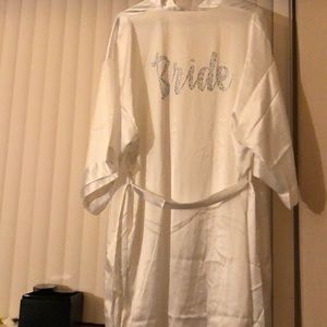 Victoria secret bridal robe